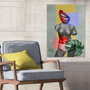 Wallity Cuadro Decorativo de Vidrio Templado Multicolor 70 x 100 cm